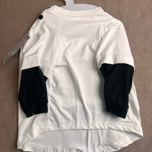 Top Paw Wild And Free Dog Tee Tshirt White Black - Picture 3 of 4